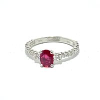 Anello Cianfrone Gioielli Donna in Oro Rubino 0.87 Ct ANOR-42-198 - ANOR-42-198